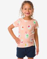 HEMA Kinder T-shirt Met Fruit Roze (roze) - thumbnail