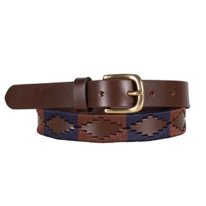 Mondoni Polo riem donkerbruin maat:85