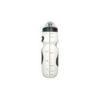 Messingschlager M-wave bidon 550-600 cc. wit met anti-slip grip zwart