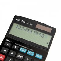 MAUL MTL 600 calculator Desktop Rekenmachine met display Zwart - thumbnail