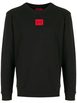 HUGO sweat Diragol à patch logo - Noir