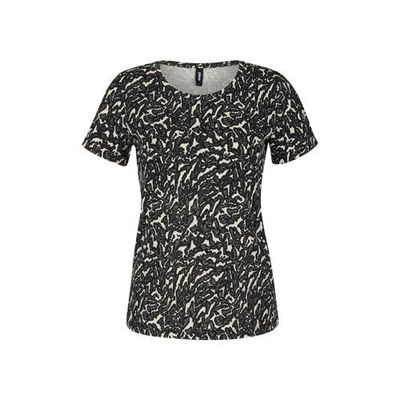 Shoeby Eksept T-shirt Dany met all over print zwart