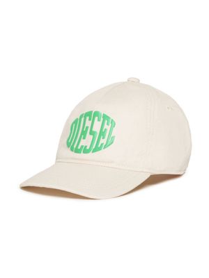 Diesel Kids casquette à logo imprimé - Tons neutres
