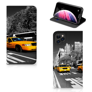 Apple iPhone 11 Pro Max Book Cover New York Taxi