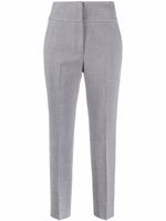 Peserico pantalon slim à taille haute - Gris