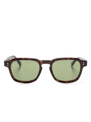 Retrosuperfuture lunettes de soleil Luce à logo imprimé - Marron