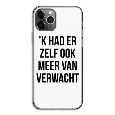 Meer verwacht: iPhone 11 Pro Transparant Hoesje
