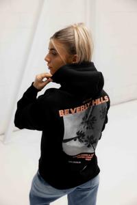 Malelions Beverly Hills Hoodie Dames Zwart - Maat XS - Kleur: Zwart | Soccerfanshop