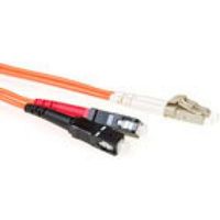 ACT 2 meter LSZH Multimode 50/125 OM2 glasvezel patchkabel duplex met LC en SC connectoren