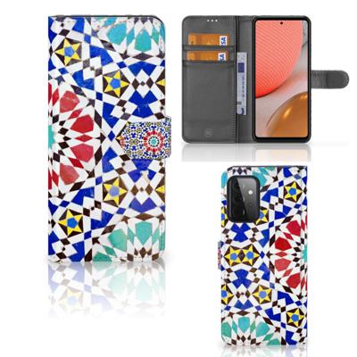 Samsung Galaxy A72 | Bookcase | Mozaïek | Portemonnee hoesje