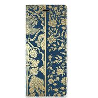 Sony Xperia 5 Smart Cover Beige Flowers - thumbnail