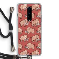 Mammoet: OnePlus 8 Transparant Hoesje met koord