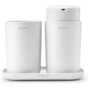 Brabantia ReNew Badkameraccessoires, Set van 3 - White