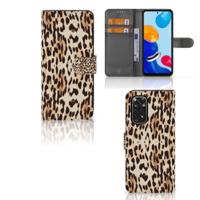 Xiaomi Redmi Note 11/11S | Telefoonhoesje | Met pasjeshouder | Leopard