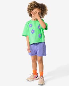 HEMA Kinder Sweatshort Paars (paars)