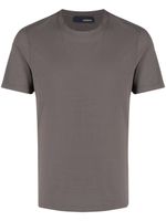 Lardini t-shirt en coton à col rond - Gris