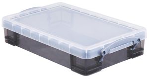 Really Useful Box opbergdoos 4 liter, transparant gerookt