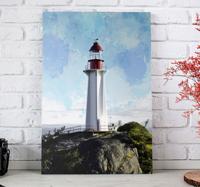 Canvas schilderij vuurtoren