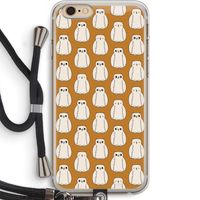 Uilen: iPhone 6 PLUS / 6S PLUS Transparant Hoesje met koord