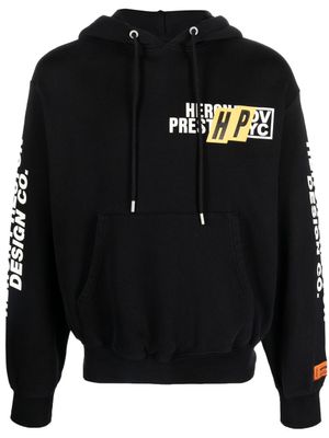 Heron Preston hoodie à logo imprimé - Noir