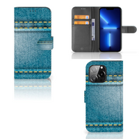 iPhone 13 Pro Wallet Case met Pasjes Jeans