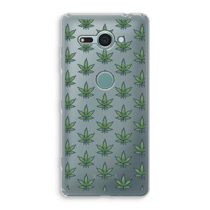 Weed: Sony Xperia XZ2 Compact Transparant Hoesje