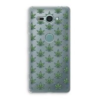 Weed: Sony Xperia XZ2 Compact Transparant Hoesje