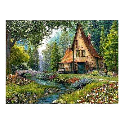 Selecta Castorland legpuzzel toadstool cottage, 2000st.