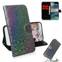 Voor Sony Xperia 10 effen kleur kleurrijke magnetische Buckle horizontale Flip PU lederen draagtas met houder & kaartsleuven & portemonnee & Lanyard (