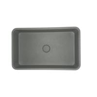 Opbouw Wastafel Sanimex Crystal Beton Rechthoekig Gespikkeld Grijs