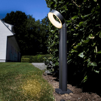 Buitenlamp staand rond led Lutec &apos;Meridian&apos; led lamp 75 cm
