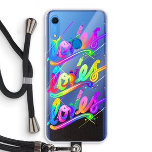Loves: Huawei Y6s Transparant Hoesje met koord