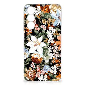 TPU Case voor Samsung Galaxy A54 5G Dark Flowers