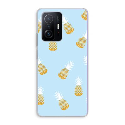 Ananasjes: Xiaomi 11T Transparant Hoesje