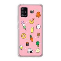 Happy bento friends: Samsung Galaxy A51 5G Transparant Hoesje