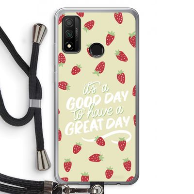 Don't forget to have a great day: Huawei P Smart (2020) Transparant Hoesje met koord