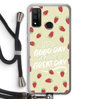 Don't forget to have a great day: Huawei P Smart (2020) Transparant Hoesje met koord