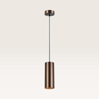 Hanglamp Erdena bronzo - GU10-fitting - Minimalistisch design - Licht dat lijkt te zweven - IP20 voor binnen