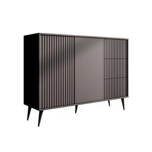 Meubella Dressoir Winq - Antraciet - 135 cm