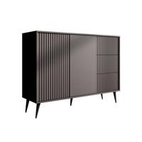 Meubella Dressoir Winq - Antraciet - 135 cm - thumbnail