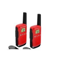 Motorola Red T42 Walkie Talkies - Bereik van 4 km - 16 kanalen - LCD-scherm
