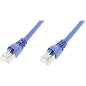 Telegärtner L00003A0058 RJ45 Netwerkkabel, patchkabel CAT 6A S/FTP 5.00 m Blauw Vlambestendig, Snagless, Vlambestendig, Halogeenvrij, UL gecertificeerd 1