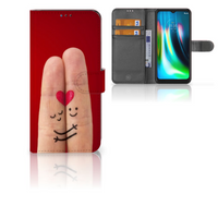 Motorola Moto G9 Play | E7 Plus Wallet Case met Pasjes Liefde - Origineel Romantisch Cadeau