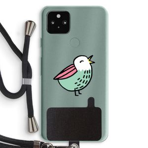 Birdy: Pixel 5a 5G Transparant Hoesje met koord