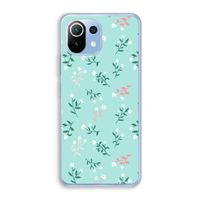 Small white flowers: Xiaomi Mi 11 Lite Transparant Hoesje