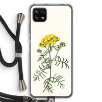 Tansy: Samsung Galaxy A22 5G Transparant Hoesje met koord