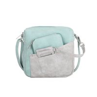 Hi-di-hi Schoudertas met Kaarthouder en Opvouwbare Shopper Move Licht Blauw - thumbnail