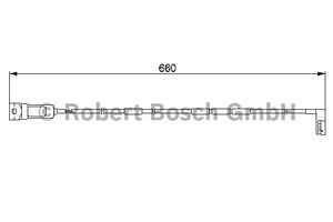 Waarschuwingscontact, remvoering-/blokslijtage Voor AP168