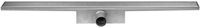 Easy Drain Compact Zero afvoergoot 100 x 6 cm. zijaansluiting Rvs