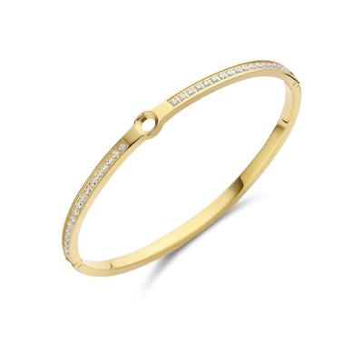 Melano Vivid Hinged CZ Armband Goud | Maat S